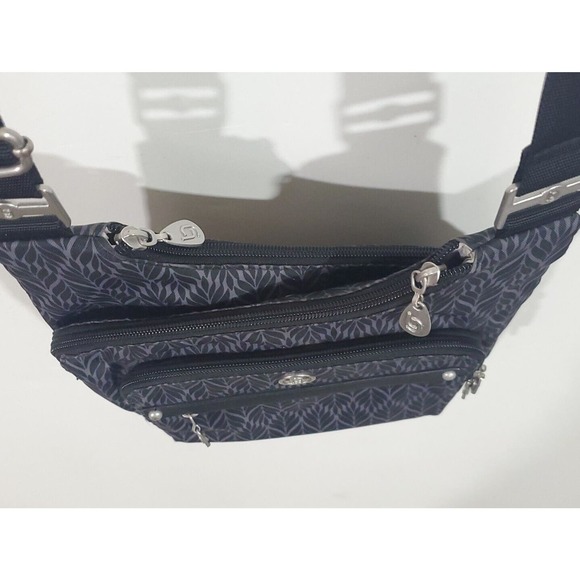 Baggallini Small Crossbody Zipper Inner Outer Pockets Adjustable Strap 10x10 Bag - Picture 7 of 12